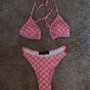 Pink Gucci Bikini